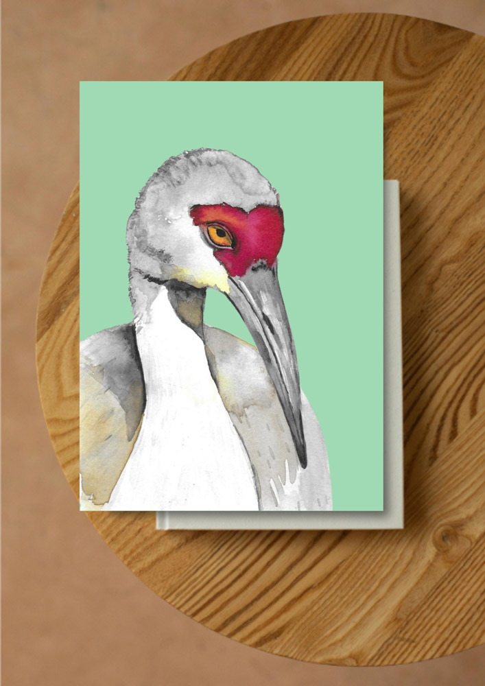 Kaart kraanvogel