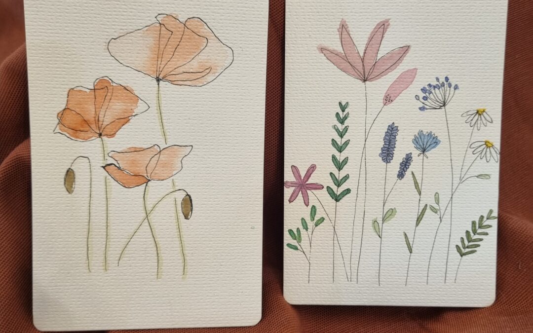 Workshop Aquarel kaarten maken