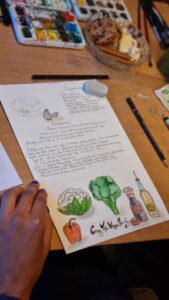 recept illustratie