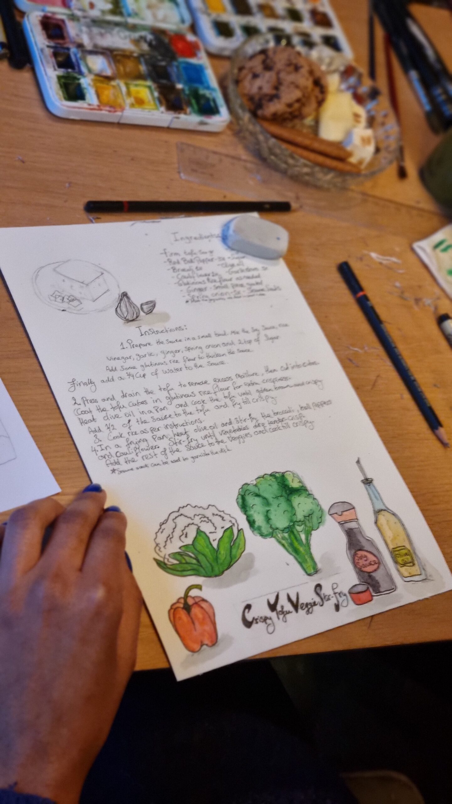 recept illustratie