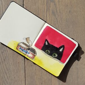 kat illustratie